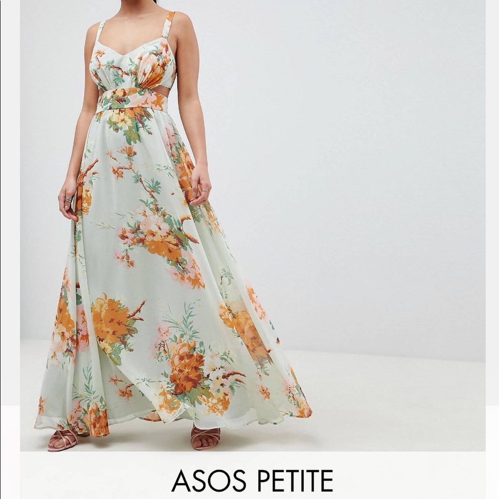 ASOS Floor Length Floral Dress